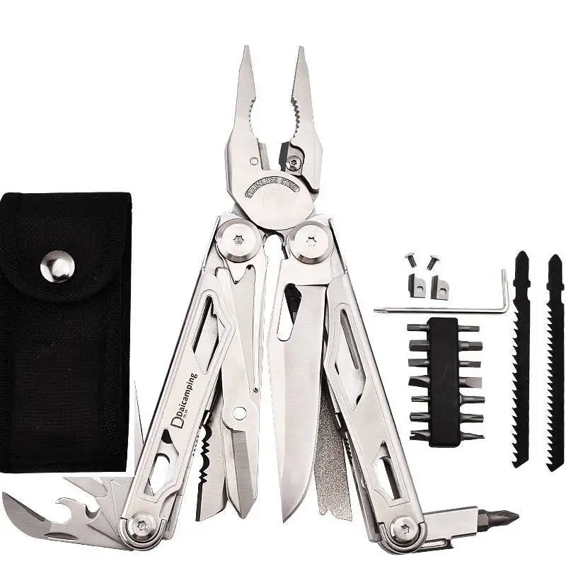 Daicamping DL30 Stainless Steel Multitool Pliers With Folding Tools
