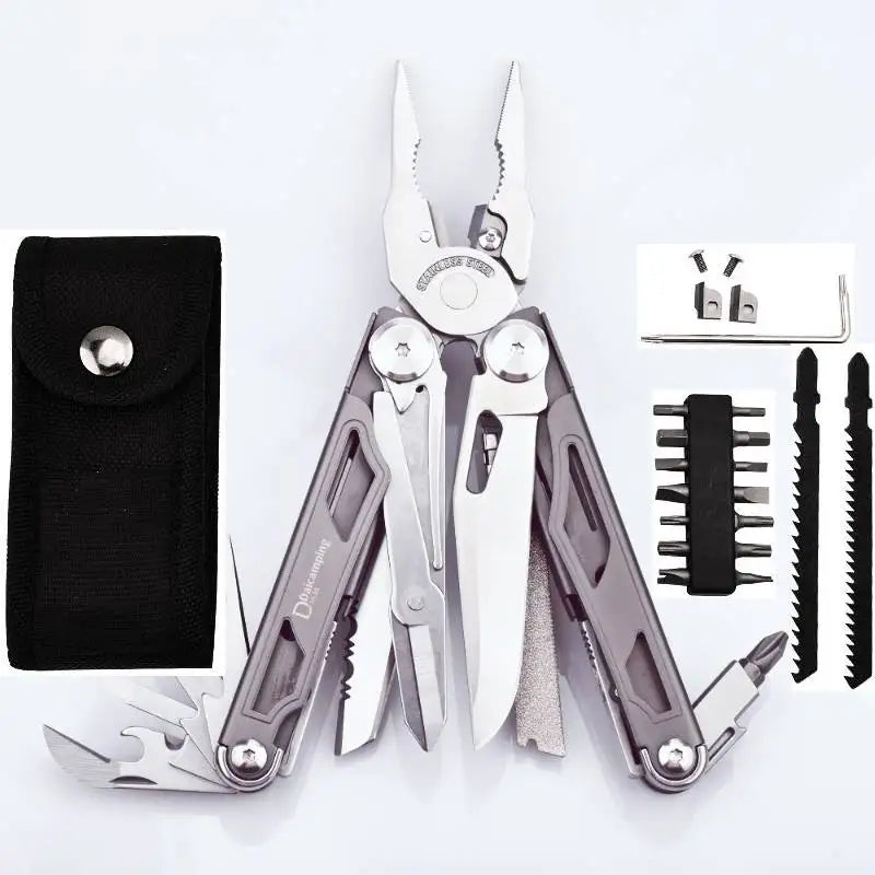 Daicamping DL30 Stainless Steel Multitool Pliers With Folding Tools