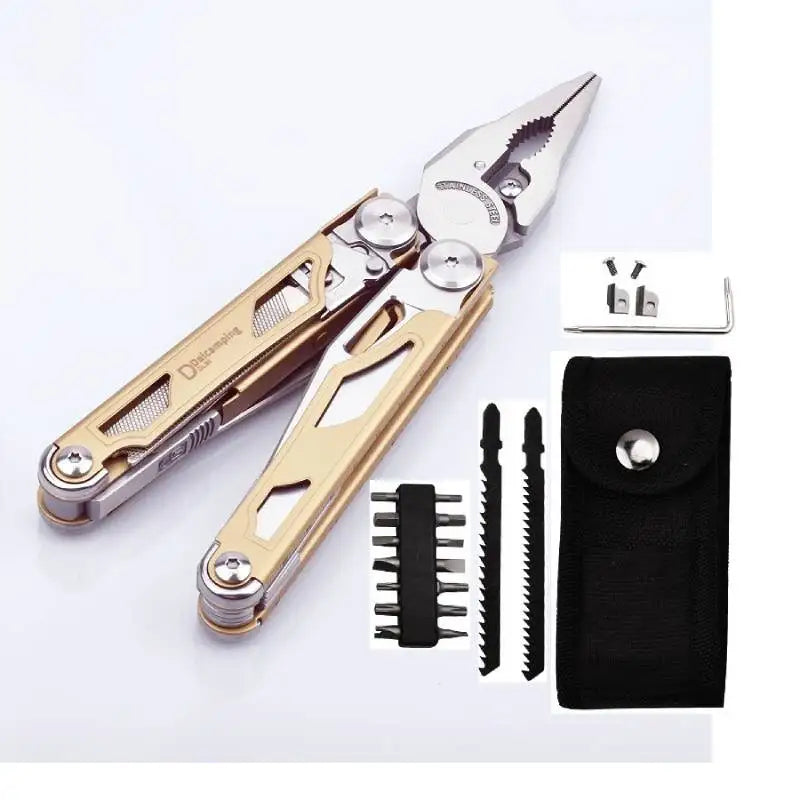 Daicamping DL30 Stainless Steel Multitool Pliers With Folding Tools