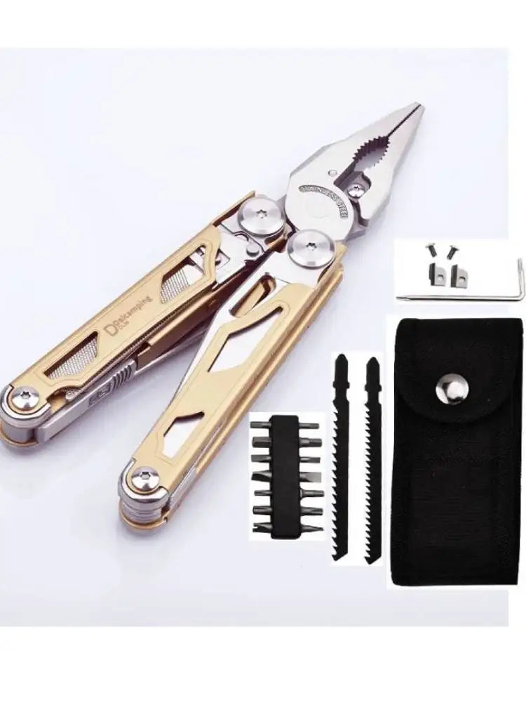 Daicamping DL30 Stainless Steel Multitool Pliers With Folding Tools